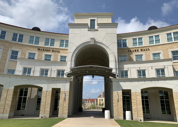 exterior of Marion & PE Clark Hall