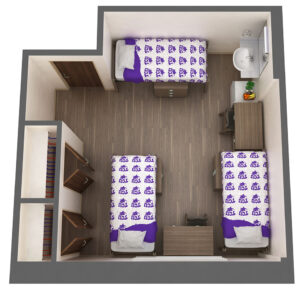 Colby Triple with Shared Amenities