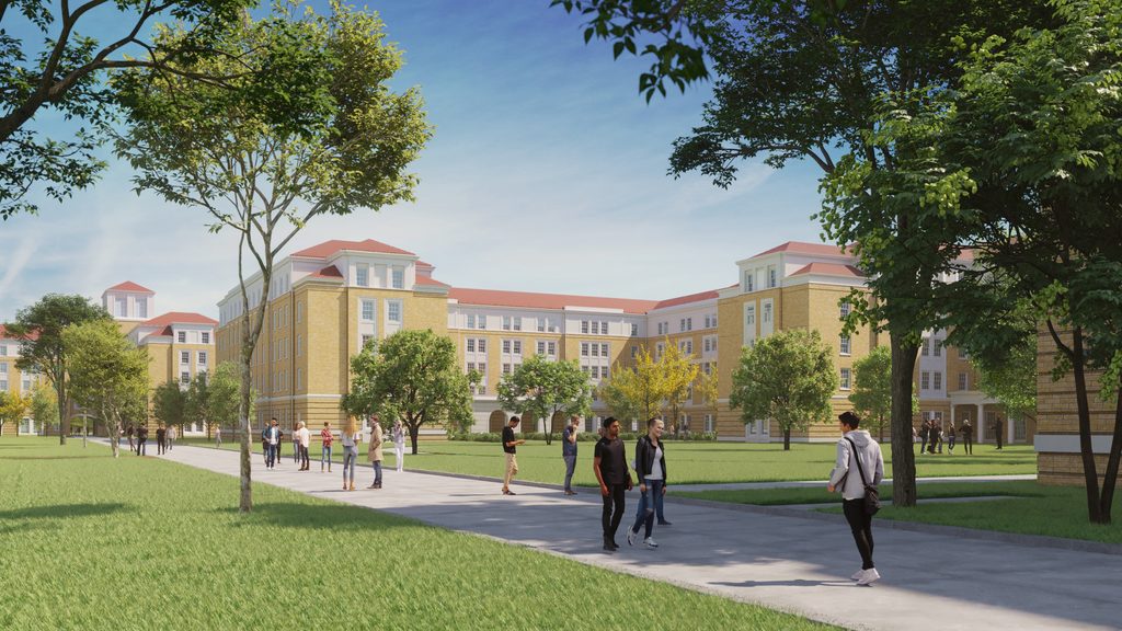 East Campus Hall Exterior View 