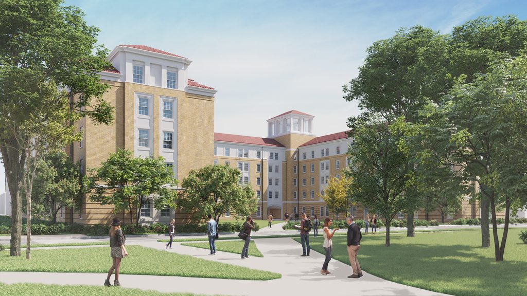 East Campus Hall Exterior View 