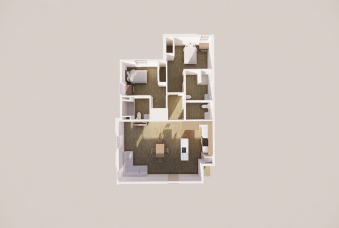 Townhouse 2B 2B Flat